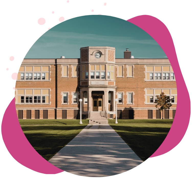 exterior of elementary school building