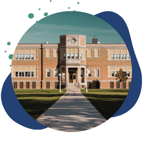 exterior of school building