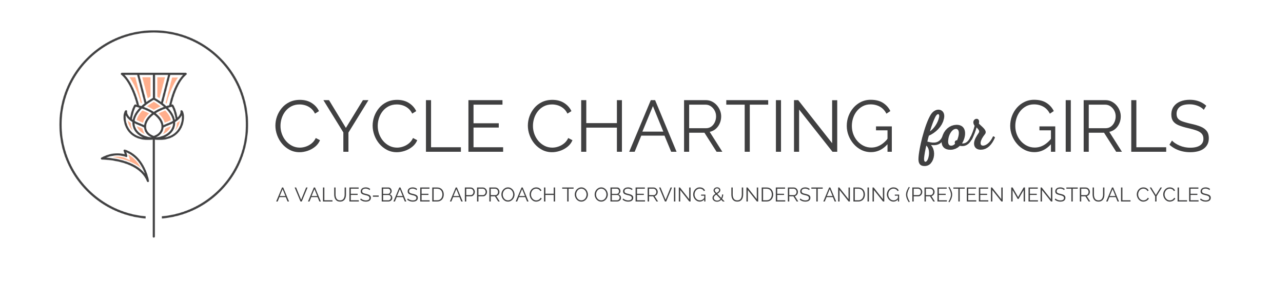 cycle charting for girls: a values-based approach to observing and understanding (pre)teen menstrual cycles