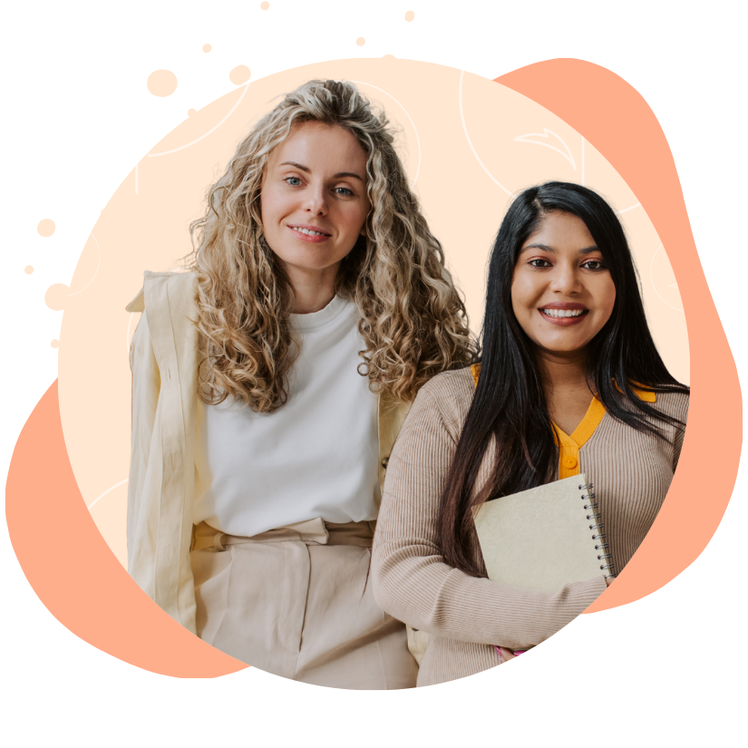 two professional women