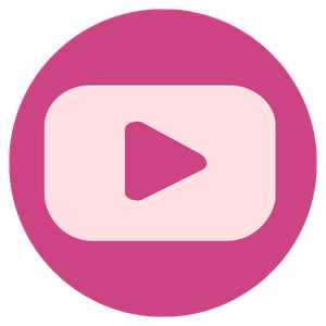 icon with video play symbol