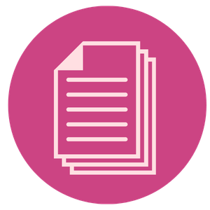 icon with sheets of paper